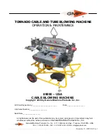 GMP 89000 Tornado Operation & Maintenance Manual preview