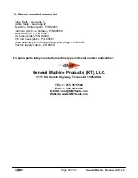 Preview for 30 page of GMP Breeze 89010 Operation & Maintenance Manual