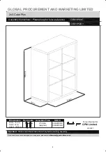 Preview for 1 page of GMP CUB23PWHT Assembly Instructions Manual