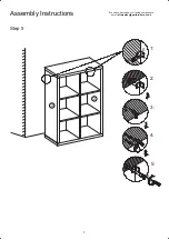 Preview for 7 page of GMP CUB23PWHT Assembly Instructions Manual