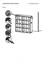 Preview for 7 page of GMP CUB44PWHT Assembly Instructions Manual