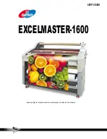GMP EXCELMASTER-1600 User Manual preview