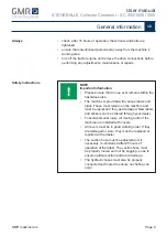 Предварительный просмотр 9 страницы GMR STENSBALLE SC 1000 User Manual