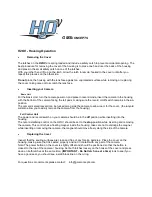 Preview for 1 page of GMS Concepts H2OV Operation Manuals