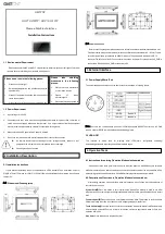 Preview for 2 page of GMTCNT GOP70-101WP Installation Instructions