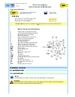 Предварительный просмотр 3 страницы GMV 3010 Installation, Use And Maintenance Manual