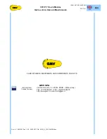 Preview for 16 page of GMV 3010 Installation, Use And Maintenance Manual