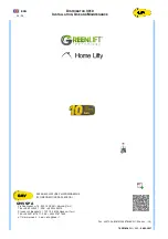 Предварительный просмотр 28 страницы GMV GreenLift 3010 2CH A3 Installation, Use And Maintenance Manual