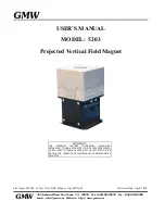 GMW 5203 User Manual preview