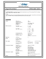 GMW DPM 24x96-2000 S Operating Manual preview