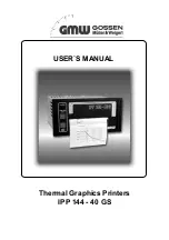 GMW IPP 144-40 GS User Manual preview