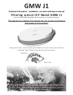 Preview for 1 page of GMW J1 Installation, Use And Maintenance Manual