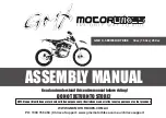 GMX MOTORBIKES X Series Assembly Manual preview