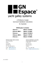 GN Espace G1001G User And Installation Instructions Manual preview