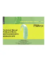 GN ReSound as Metrix MX70-D Technical Manual preview