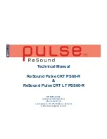 GN Resound Pulse CRT LT PSS60-R Technical Manual preview