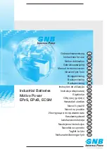 Preview for 1 page of GNB ECSM Series Instructions For Use Manual