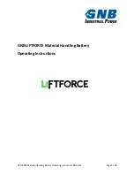 Preview for 1 page of GNB LiftForce Operating Instructions Manual