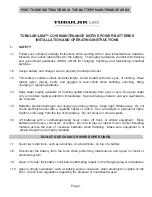 Preview for 1 page of GNB TUBULAR-LMX Installation And Operating Instructions Manual