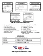 Предварительный просмотр 10 страницы GNC P530 Operation And Parts Manual