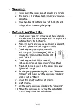 Preview for 3 page of GNC P550 Operation And Parts Manual