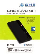 GNS 5870 MFI Manual preview