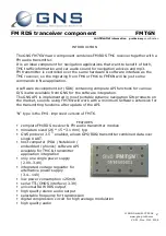 GNS FMT6N-001 Manual предпросмотр