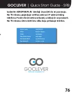 Preview for 77 page of Go Clever AERODISPLAY Quick Start Manual