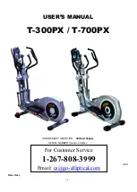 Preview for 1 page of GO Elliptical T-300PX User Manual