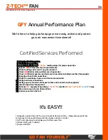 Preview for 36 page of GO FAN YOURSELF Z-TECH Installation And Technical Operations Manual