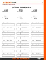 Preview for 38 page of GO FAN YOURSELF Z-TECH Installation And Technical Operations Manual
