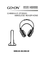 Go-On GH988 User Manual preview