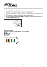 Preview for 7 page of Go-On U55003 Manual