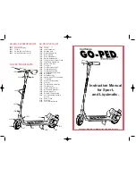 Go-Ped Sport Instruction Manual preview