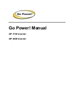 Предварительный просмотр 1 страницы Go Power! Electric GP-1750 Manual