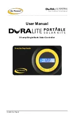 Go Power Dura Lite Solar Controller User Manual предпросмотр