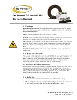 Go Power GP-DC Kit 1 Owner'S Manual предпросмотр