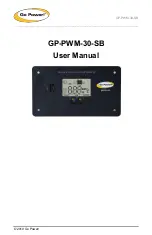 Go Power GP-PWM-30-SB User Manual preview