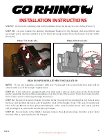 Preview for 6 page of Go Rhino 28296T Installation Instructions Manual