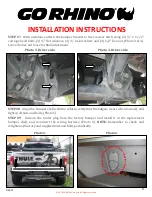 Preview for 8 page of Go Rhino 28296T Installation Instructions Manual