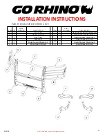 Предварительный просмотр 4 страницы Go Rhino 3000 Series Installation Instructions Manual