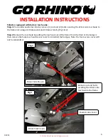 Предварительный просмотр 6 страницы Go Rhino 3000 Series Installation Instructions Manual