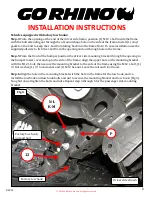 Предварительный просмотр 8 страницы Go Rhino 3000 Series Installation Instructions Manual