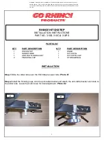 Go Rhino 310B Installation Instructions preview