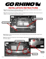 Предварительный просмотр 5 страницы Go Rhino 5344 Installation Instructions Manual