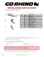 Preview for 9 page of Go Rhino 565460T Installation Instructions Manual