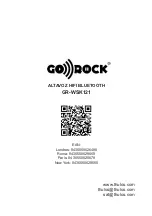 Preview for 15 page of Go-Rock GR-WSK121 User Manual