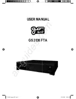 go sat GS 2030 FTA User Manual preview