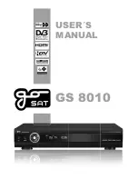 go sat GS 8010 User Manual preview