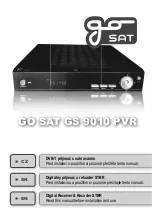 Предварительный просмотр 1 страницы go sat GS 9010 PVR Manual